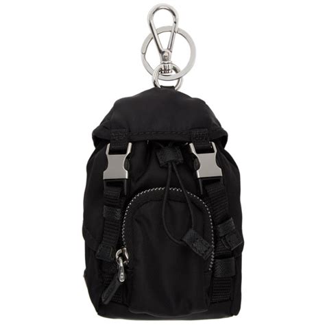 prada keychain backpack|real real prada keychain.